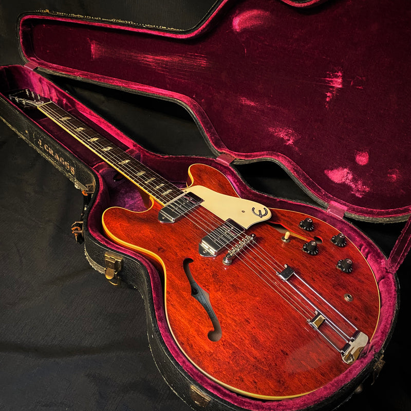 Vintage 1968 Epiphone Casino E230TD w/ Case - Cherry 080724