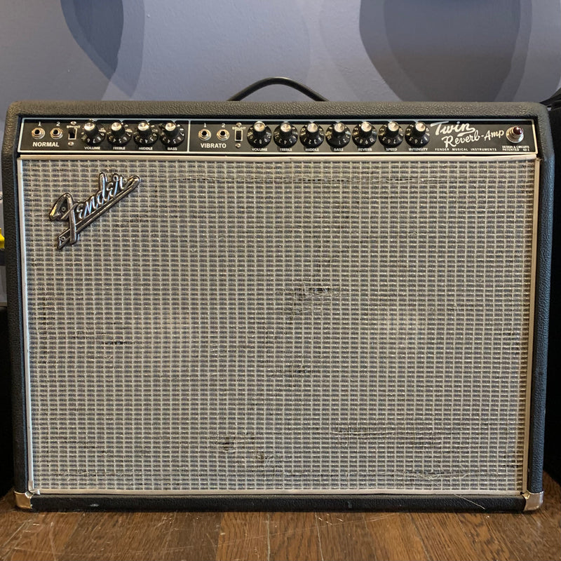 Used Fender 65 Reissue Twin Reverb Tube Combo w/ JBL E120 Speakers 012425