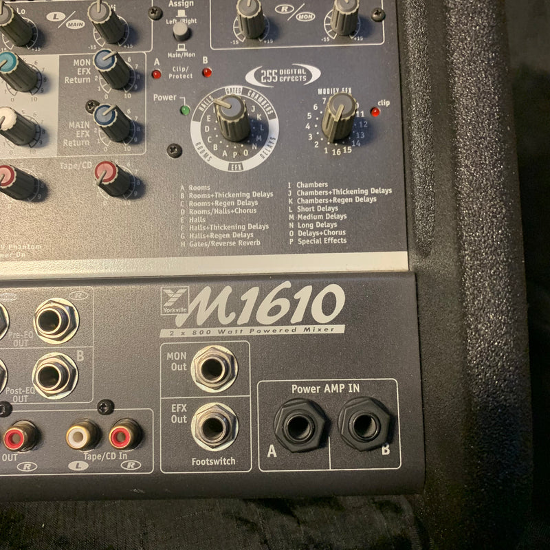 Used Yorkville M1610 800w Powered Mixer 060824