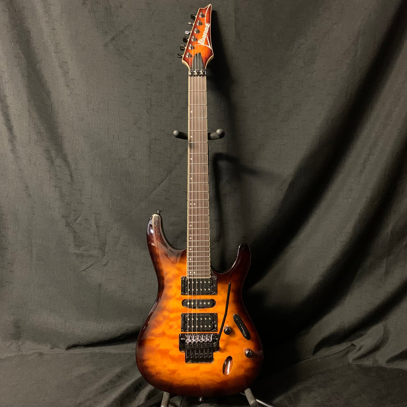 Used Ibanez S670QM Electric Guitar - Dragon Eye Burst 013025