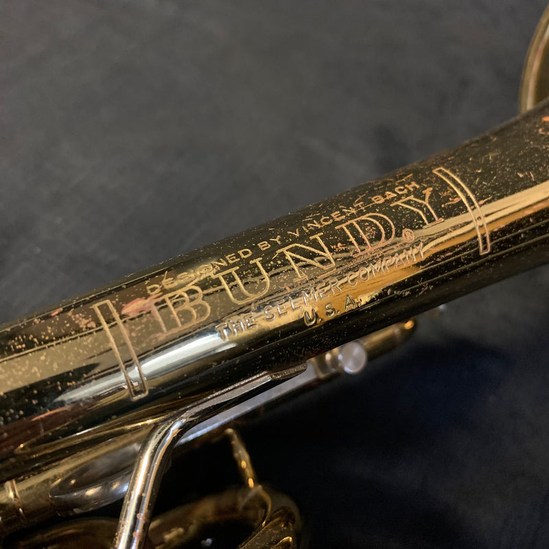 Used Selmer Designed by Vincent Bach Bundy Trumpet w/ Case & Extras 021525