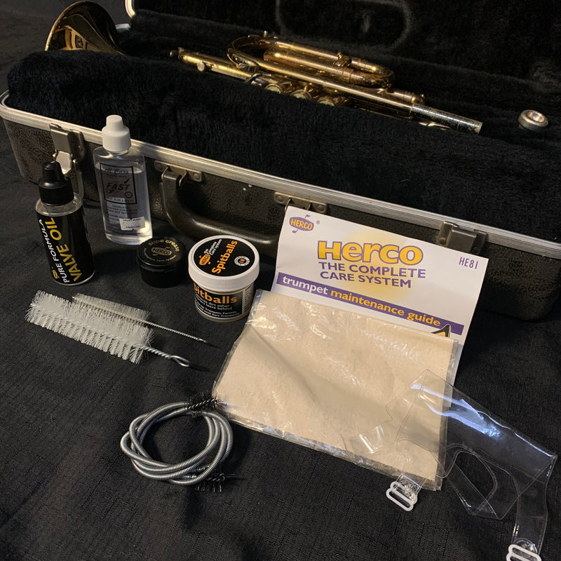 Used Selmer Designed by Vincent Bach Bundy Trumpet w/ Case & Extras 021525