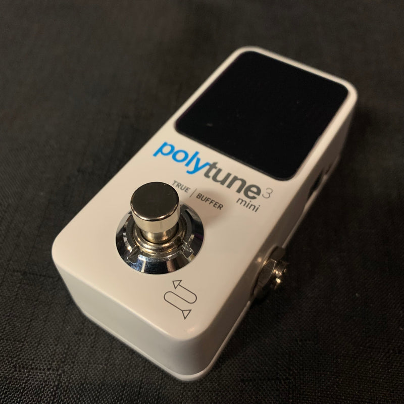 Used TC Electronic Polytune 3 Mini Chromatic Tuner Pedal 020125