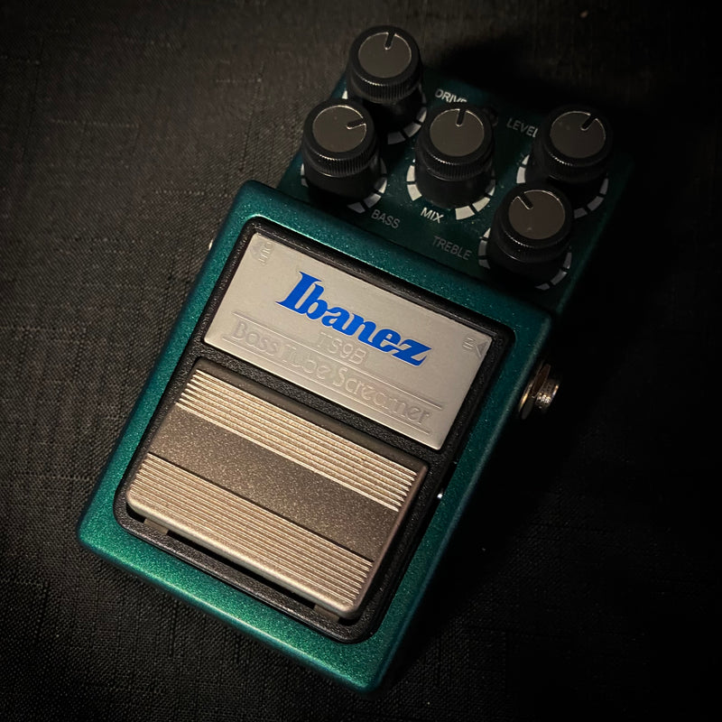 Used Ibanez TS9B Bass Tube Screamer Overdrive Pedal 010925