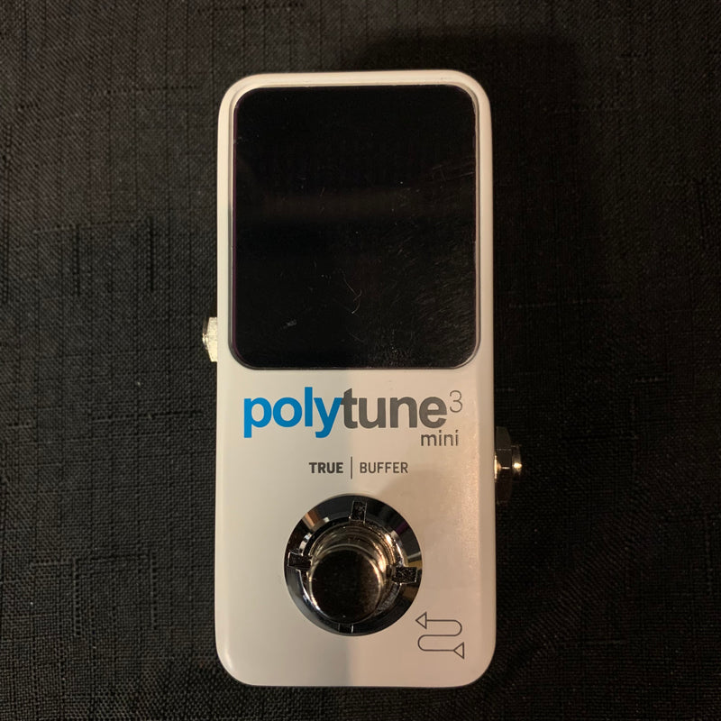 Used TC Electronic Polytune 3 Mini Chromatic Tuner Pedal 020125