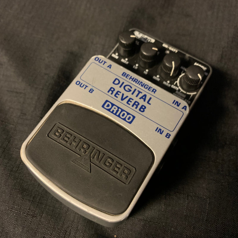 Used Behringer DR100 Digital Reverb Pedal 020225