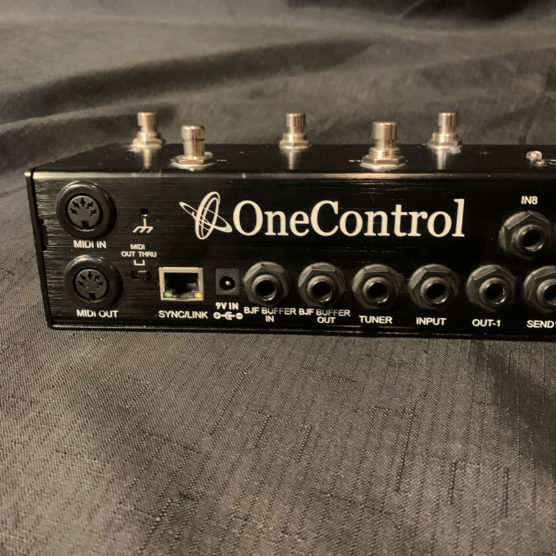 Used One Control Crocodile Tail Loop Switcher Pedal w/ Junction Box 013120