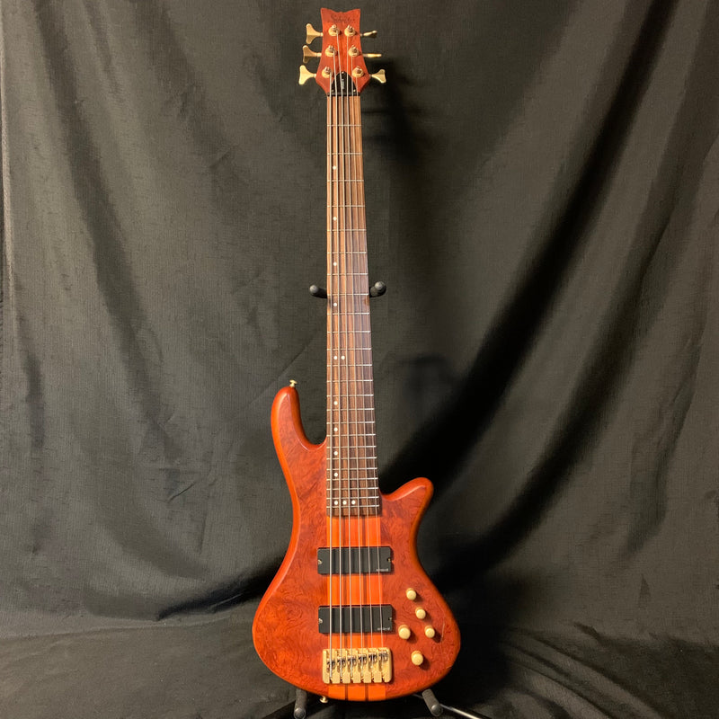 Used Schecter Stiletto Studio-6 Active 6-String Electric Bass - Honey Satin 120724