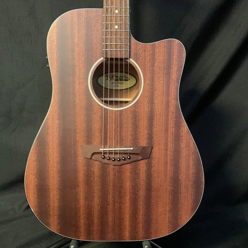 D'Angelico Premier Bowery LS Acoustic Guitar - Natural Mahogany