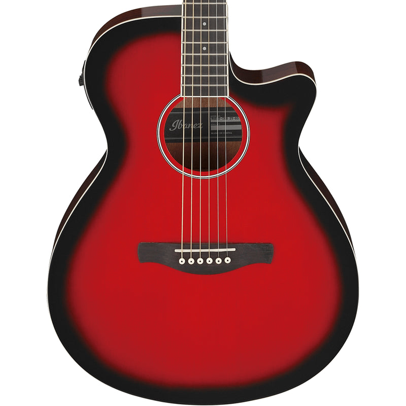 Ibanez AEG7TRH Acoustic Electric Guitar - Transparent Red Sunburst