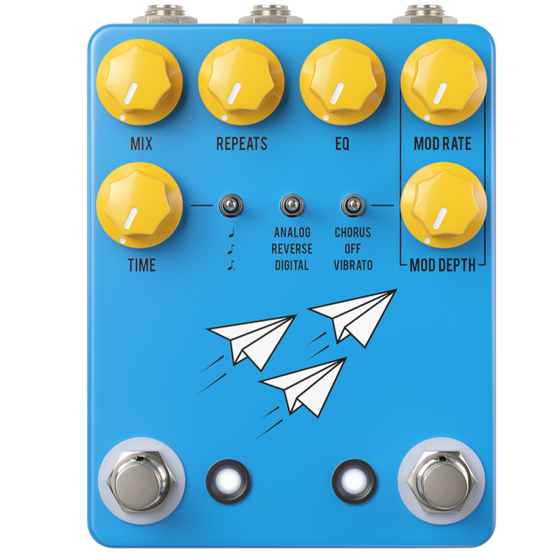 JHS Flight Delay Pedal - Blue