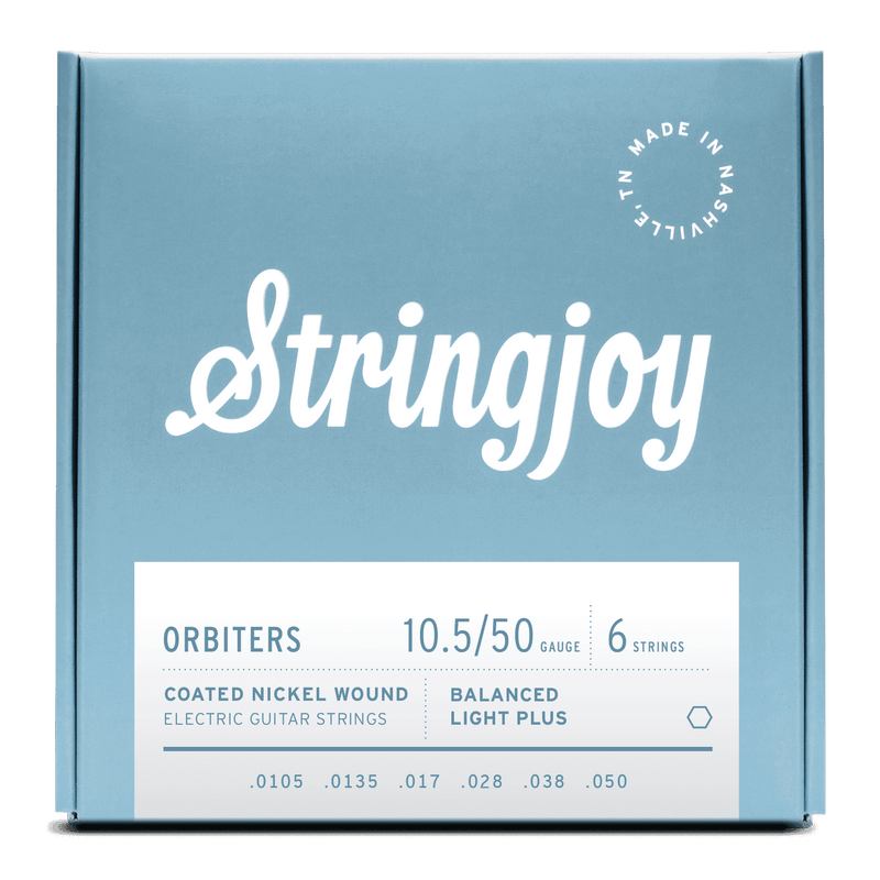 Stringjoy Orbiters Coated Electric Strings - Balanced Light Plus (10.5-50)