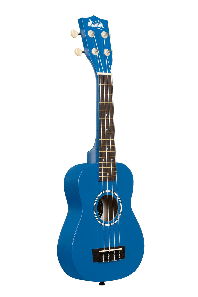 Kala Ukadelic Soprano Ukulele w/ Bag - Blue Ink