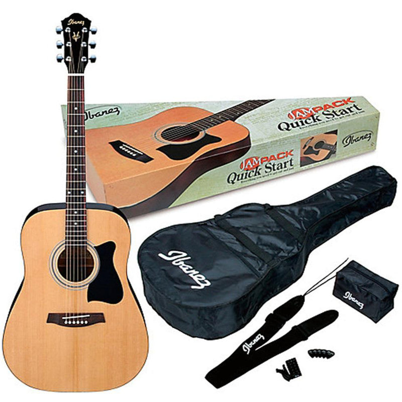 Ibanez IJV50 Quickstart Dreadnought Acoustic Guitar Starter Pack