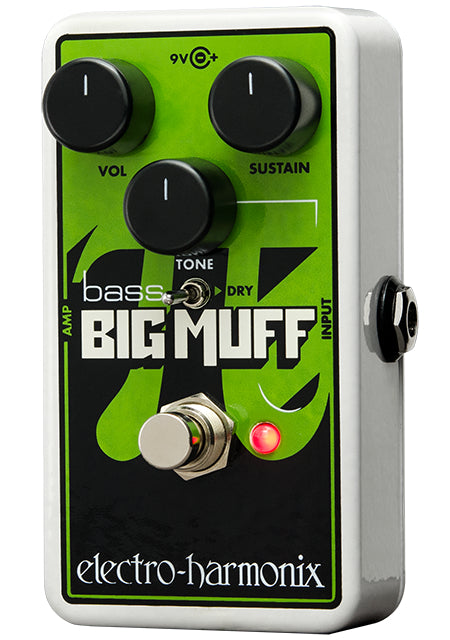 Electro Harmonix Nano Bass Big Muff Pi Distortion / Sustainer Pedal