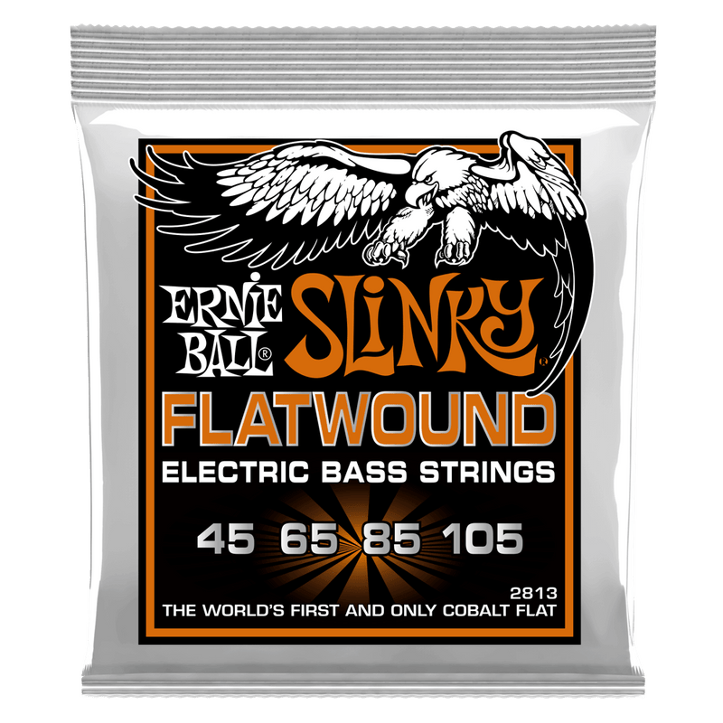 Ernie Ball Hybrid Slinky Flatwound Cobalt Electric Bass Strings