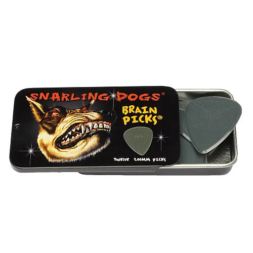 D' Andrea Snarling Dogs Brain Picks 12 Pack Tin - 1.0mm